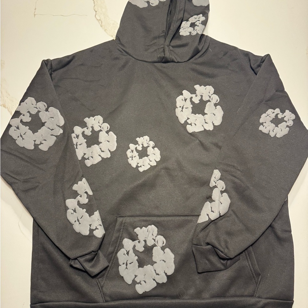 Gray Graphic Men's Hoodie
